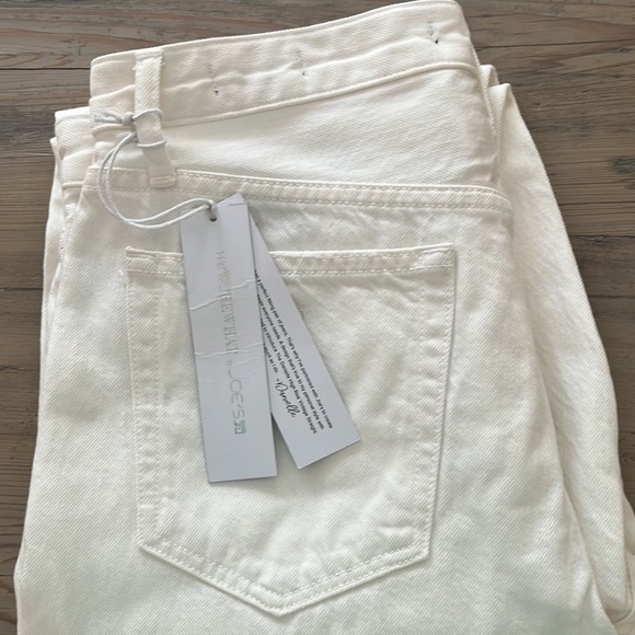 NWT Joe's Jeans x WEWOREWHAT Vintage High Rise Straight Danielle in Bone Sz 30 - Picture 10 of 10